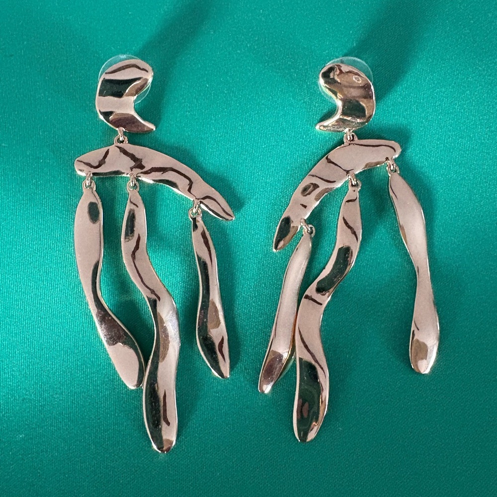 Mignonne Gavigan Gold Abstract Earrings